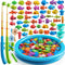 JUKUDAHU Magnet Fishing Toys Game for Kids 3-5 - Floating Fish Toys