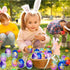 12 Pack Prefilled Easter Galaxy Slime Eggs,Galaxy Slime Easter Egg Fillers Stress Relief Easter Egg Hunt Filling Treats