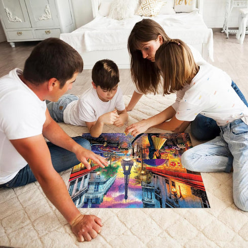 WSCXSC 300 300 20.5x15IN Jigsaw Puzzles Pieces for Adults Tower Puzzles Piece Puzzle for Adults Kids Puzzle Letter on