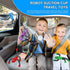 12PCS 3-8, Robot Sensory Pop Tubes Toys for Toddlers Boys Age Suction Cup Stretchy Fidget Toy, Travel Toys, Autism