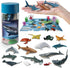 15pcs Mini Sea Animals Toys for Kids Toddlers Ocean Animal Toy Figurine