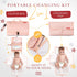 2-in-1 Premium Portable Diaper Changing Pad CPC Certified Waterproof Diaper Clutch & Changing Mat with Head Cushion