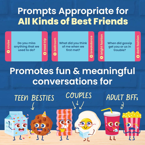 Conversation Cards for Best Friends - 400 BFF Questions and Fun This or That Topics for Adults and Teens