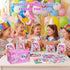 24 Pack 4-9, Set JoyCat DIY Poke Art Unicorn Party Favors for Girls, Mess-Free Craft Kits for Kids Ages Activity