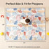 71"59" Baby Play Mat, Premium Thicker Foam Floor Mat, Bohemian Non-Slip for Infants & Toddlers, Foldable Machine