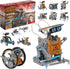 WISHKY TOYS 12-in-1 8-12 190 8-12 STEM Solar Robot Toys, Building Science Educational Experiment Kit for Kids Aged |