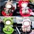 NUJOLI 10-17cm, Car Seat for La bu bu Dolls Car Decoration Chair with Air Vent Clip, Doll Accessories Sofa Seat