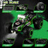 1:18, 20 2WD, 2.4 4-12 Remote Control Monster Truck for Kids: Off-Road RC Car with Headlights & Body Lights, km/h, GHz