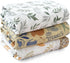 CoolaPeach Muslin Swaddle Blankets for Baby Boys and Girls,3 Pack Breathable Soft Receiving