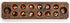 Set 17.3-Inch Yellow Mountain Imports Mancala with Solid Wood Board and Quartz Pebble Playing Pieces
