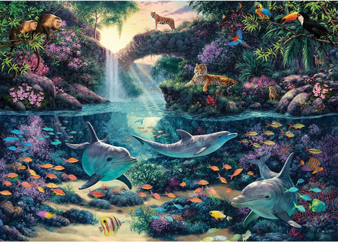 Anatolian Puzzle - Jungle Paradise, 3000 Piece Jigsaw Puzzle #4908, Brown/a