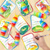 Kids,24 Pack AuroTops Valentines Day Cards for Cute Keychains Bulk Sensory Slug Fidget Toys with Valentines Cards