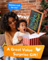 12 Inch 3-6 KOKODI LCD Writing Tablet, Colorful Toddler Doodle Board Drawing Tablet, Erasable Reusable Electronic