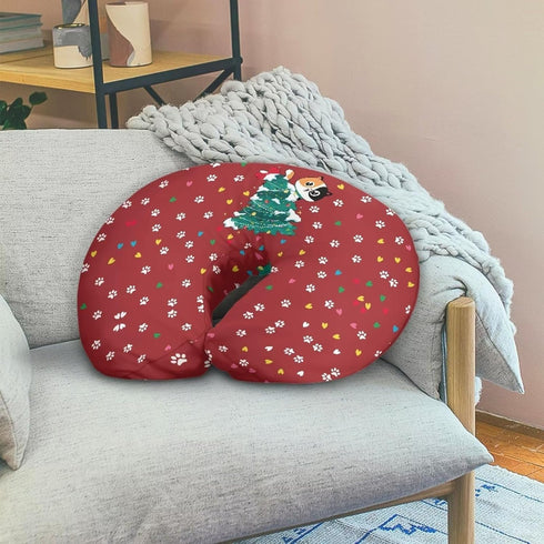 Kathyboom Cute Cat Nursing Pillowcase for Baby Girls Boy, Durable Breastfeeding Pillowcase for Newborn Infant, Stretchy