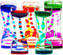 FKYTION Liquid Motion Bubbler Timer Pack of 5 Colorful Hourglass Liquid Bubbler ADHD