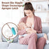 4oz (Pack 4)) Glass Baby Bottles with Natural Response Nipple Size SS - Anti Colic Baby Bottles Wide Neck Slow Flow