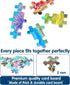 Becko US 500 Piece Jigsaw Puzzles for Adults and Kids - Undersea World Underwater Paradise Ocean Scene