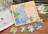 CCLIFE Set 2-5 12 (4 Wooden Jigsaw Puzzles for Kids Years Piece Colorful Wooden Educational Animal Puzzles Puzzles)