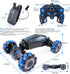 WJWMIRC 4WD 360 6-12 Remote Control Gesture Sensor Car, Double-Sided Rotating Flips Drift, with Lights Music, RC Stunt