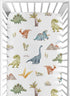 Set 2p Sweet Jojo Designs Watercolor Dinosaur Dino Boy Baby Fitted Crib Sheet Infant Newborn Nursery Toddler Bed Room