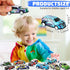 Jenaai 200 Pcs Mini Pull Back Cars, Bulk Toy Cars for Boys and Girls, Christmas Party Favor Gift