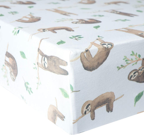 Copper Pearl Premium Knit Crib Sheets: Breathable and Soft, Fitted for Standard