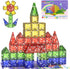 WMXDU 60pcs Large Diamond Magnetic Tile, Magnetic Building Blocks Magnet Toy with