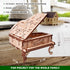 Wood Trick Toy Piano Music Box Moonlight Sonata, Mini 3D Wooden Puzzle Assembly Toy for Kids and Adults