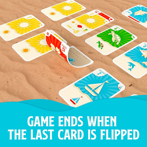 Blue Wasatch Games Ripple Card Game - Match, Stack, and Collect Combos on Your Beach. Easy to Learn and Fun for Kids