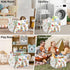 Clastyle Reading Corner School Classroom Book Basket, 36L Large Monkey Book Tree Shelf for Kid Room, Collapsible Storage