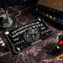 Set Pendulum Dowsing Divination Board Black Wooden Talking Board with Planchette Accessories for Birthday Party