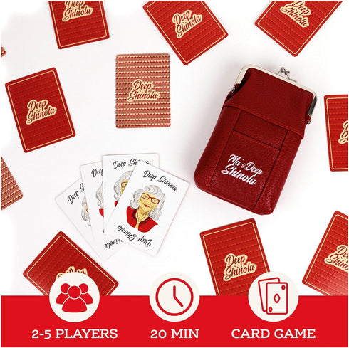 Ma's Deep Shinola 2-5 Player Card Game | Family Games | Travel Games | Adult Games | 2 Player Games | Camping Games | Party Games for Adults & Kids 8+