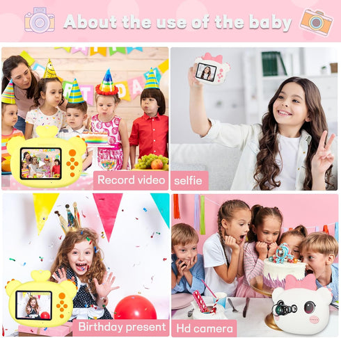 Kids Camera Toys for Girls Boys - Digital Video Camcorder for Children, Best Christmas Birthday Gift for Ages 3-8 (Blue)