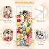 Cerpourt Stuffed Animal Storage,PVC Tube Zoo Stuffed Animal Holder with Elastic Band,Space Save Vertical Kids Plush Toy