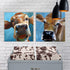 Sweet Potatoes Western Cowboy Changing Pad Cover Super Soft Brown Cowhide