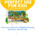 Tot Talk Mountain Animals Educational Placemat for Kids – Durable, Double-Sided, Waterproof, Wipeable, 17.5” x 11.5”