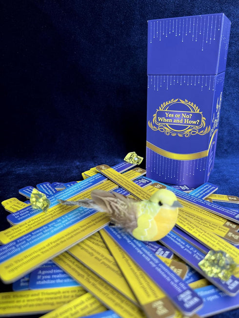Yes or No? When and How? Oracle Sticks for Tarot Reading, 100 Inspirational Messages on 50 Sticks