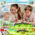 1 2 3 Set 2-3-4 1+ Toys for Year Old Boys Girls, Montessori Toys Magnetic Wooden Train Gifts for Year Old Boy Girl