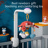 0-3, 6-9 Tumama Baby Crib Mobile with Projection Night Light, Music and White Noise, Soft Plush Mirror Hanging Toys