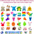 32 Pack Prefilled Easter Eggs with Fidget Toys, Bright Colorful Easter Eggs Prefilled with Variety Easter Stress Toys