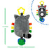 Tummy Squish 'N Play Raccoon Activity Toy- Multi-Sensory Learning Baby Toy - Stroller Toy, Car Seat Toy, Time Toy