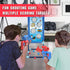 YEEBAY Shooting Game Toy for Kids 6+, 2pk Air Guns & Shooting Target with 24 Foam Balls, Ideal Gift
