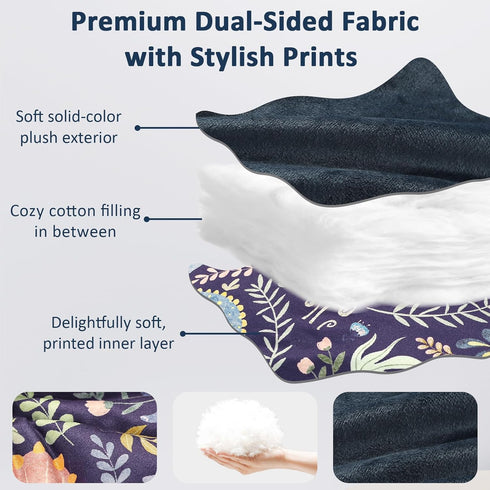 Pea Pod Baby Car Seat Blanket Stroller Footmuff Bunting Bag, Baby Sleeping Bag Fleece Plush Swaddle Blanket for Cold