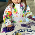 Toddler Art Smock & Baby Bib, Full Sleeve Waterproof Crafts Cover, Paint Apron for Kids 1-3 Years