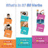 Action Verbs Flash Cards: 80 Piece Talking Cards for Speech Development & Therapy, ESL Teaching Materials
