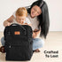 Backpack Backpack KeaBabies Baby Diaper Bag - Large Baby Bag for Boys, Girls, Waterproof Multi Function Travel Diaper