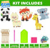 Labeol Arts and Crafts for Kids Ages 8-12, Create Your Own GEM Keychains, 5D Diamond Art Kits