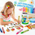 24 1-3, 2-4, 3-5 Colors Jumbo Crayons for Toddlers Non Toxic Large Crayon for Kids Washable Big Crayons Coloring Art