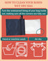 Wet Dry Bag - Waterproof Wet Bag for Travel, Swimsuit, Diaper, Clothes, Period Underwear Organizer