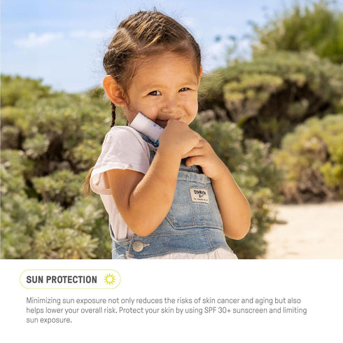 30 1.0 oz Raw Elements Baby & Kids SPF Organic Sunscreen Stick, Non-Nano Zinc Oxide, Reef-Safe, Cruelty-Free, Gluten